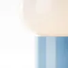 BRILLIANT blaue Tischleuchte mit weißem Glas DAENY | 27 cm Produktbild-Vorschau 5
