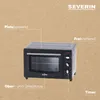 Four posable 20l 1500w noir - Severin - TO2067 - Voir les images du produit 11