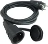 NWP 3m Schuko Verlängerungskabel Gummikabel 3x1,5mm² Produktbild-Vorschau 1