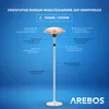 Wolnostojący promiennik AREBOS, lampa grzewcza, promiennik Podgląd zdjęcia produktu 3