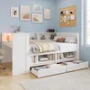 Funktionsbett 120 x 200 cm mit integriertem Schreibtisch, Produktbild-Vorschau 5