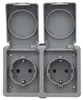 Feuchtraum Doppel-Steckdose McPower "Secure", 250V/16A, Produktbild-Vorschau 3