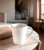 Kaffeetassen - 440 ml - Weiß matt - Steingut - 10er Set Produktbild-Vorschau 2