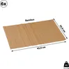 Bambus Tischset 6er Set hellbraun 45x30cm Platzmatte Produktbild-Vorschau 2