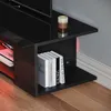 SONNI TV-Schrank Schwarz Hochglanz 135x39x30cm mit Produktbild-Vorschau 9
