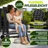 tillvex Gartenstuhl Premium 1 Stück Schwarz klappbar aus Produktbild-Vorschau 6