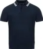 03|TED BAKER Mahana Stitched Herren Polo-Shirt 267386-NAVY Produktbild-Vorschau 1