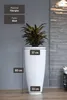 VIVANNO Pflanzkübel Fiberglas CITY Rund, Hochglanzweiß Produktbild-Vorschau 7