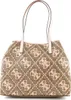 GUESS Damen Shopper Vikky Latte Logo/Pale Rose Produktbild-Vorschau 1