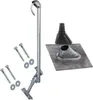 PremiumX BASIC X120-48F Dachsparrenhalter 120cm Mast Kappe Produktbild-Vorschau 1