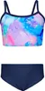 Aquarti Mädchen Bikini Set Bustier Bikinislip Zweiteiliger Produktbild-Vorschau 1