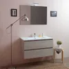 90cm Holzoptik-Badezimmermöbelset zur Wandmontage | Berlin Produktbild-Vorschau 1