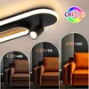 ZMH Plafonnier LED Salon Plafonnier 46W Noir  Variable Spot Voir les images du produit 3