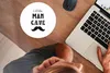 MuchoWow® Mauspad Mousepad Zitate - Kleine Männerhöhle - Produktbild-Vorschau 3