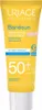 A product shot of a yellow tube of sunscreen. Produktbild-Vorschau