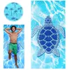 Strandhandtuch Groß, 100x200cm Mikrofaser Schnelltrocknend Produktbild-Vorschau 3