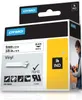 DYMO Rhino Tape Vinyl 9mmx5,5m čierna->biela Náhľad obrázku produktu 5