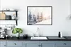 MuchoWow® Gerahmtes Poster Baum - Schnee - Winter 80x60 cm Produktbild-Vorschau 3