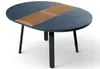 ALEOS. Aluminium Glas Teakholz Gartentisch rund Produktbild-Vorschau 1
