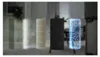 An air filter demonstration showing different filter stages. Produktbild-Vorschau