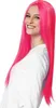 Perücke Lange Haare glatt - pink Produktbild-Vorschau 2