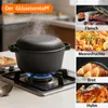 Gusseisen Topf Brot backen - Brotbackform mit Deckel 26CM Produktbild-Vorschau 5