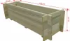 vidaXL Sadzarka podniesiona 120 cm impregnowane drewno Podgląd zdjęcia produktu 7
