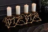 Candeliere astratto, 60 cm, 4 bracci, color oro Anteprima dell’immagine prodotto 2