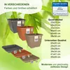 MePla - Untersetzer Quadrat 49x49 anthrazit Produktbild-Vorschau 2