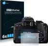 6x Für Canon EOS 800D Schutzfolie Savvies Displayschutz Produktbild-Vorschau 1
