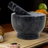 Montessa Mörser mit Stößel aus massivem Granit, ideal zum Produktbild-Vorschau 3