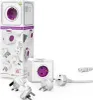 Allocacoc PowerCube ReWirable USB, 1 m, Typ F, Purpurová, Náhľad obrázku produktu 1