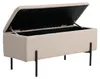 Panca Watford con contenitore bouclé beige. Anteprima dell’immagine prodotto 3