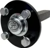 Nabe & Achsstummel für Quad, ATV Anhänger 4 Bolzen 100mm Produktbild-Vorschau 1