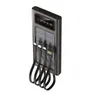 2GO Powerbank Solar 10000mAh mit LED Taschenlampe schwarz Produktbild-Vorschau 2