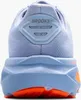 The back view of a blue and orange Brooks running shoe. Produktbild-Vorschau
