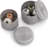 Zeller Korb-Set mit Deckel, 2-teilig ; Form: Rund, Produktbild-Vorschau 4