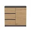 Komoda Malwa 1D3S ANTRACYT ARTISAN Podgląd zdjęcia produktu 4