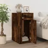 vidaXL Büroschrank Räuchereiche 40x49x75 cm Holzwerkstoff Produktbild-Vorschau 3