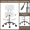 Yaheetech Drehhocker Rollhocker mit abnehmbaren Produktbild-Vorschau 6
