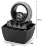 Tischbrunnen mit Rollender Kugel,Tischplatte Wasserbrunnen Produktbild-Vorschau 7