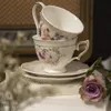 Clayre & Eef 6CE1349 Kaffeetasse mit Untertasse, weiß, 200 Produktbild-Vorschau 3