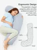 Momcozy J-förmiges Schwangerschaftskissen Produktbild-Vorschau 3