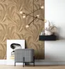 NEWROOM Tapete Savina Gold Vliestapete - Natur Palmen Produktbild-Vorschau 5