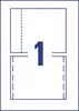 AVERY Zweckform CD-Einleger fr Jewel Cases, weiá Anteprima dell’immagine prodotto 5
