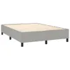 vidaXL Box spring bed frame light grey 140x190 cm fabric Náhled obrázku produktu 3