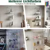 UnboxG Glasvitrine Standvitrine 4 Lagen Vitrinenschrank Produktbild-Vorschau 6