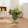 Blumenständer 'Alphen' 1 Topf 48x23cm Metall Grün Produktbild-Vorschau 1