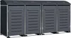 DEGAMO Mülltonnenbox 4er KIEL 278x83x136cm für 4x Tonne 120 Produktbild-Vorschau 1