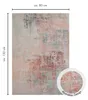 Teppich Wohnzimmer Grau-Lachs 80 x 150 cm, Kurzflor Teppich Produktbild-Vorschau 7